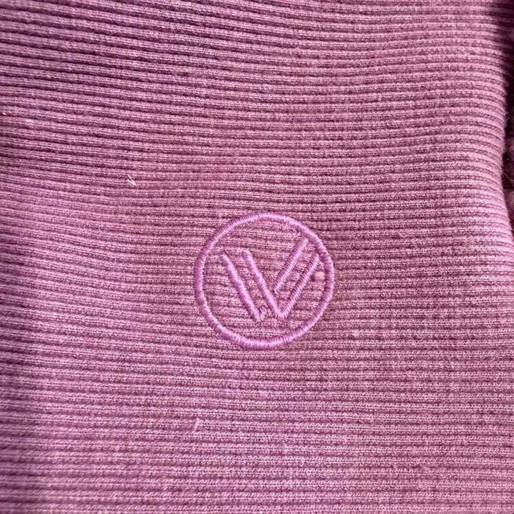 Savvi Plush Sherpa Half-Zip Fleece – M – Purple - Picture 4 of 7